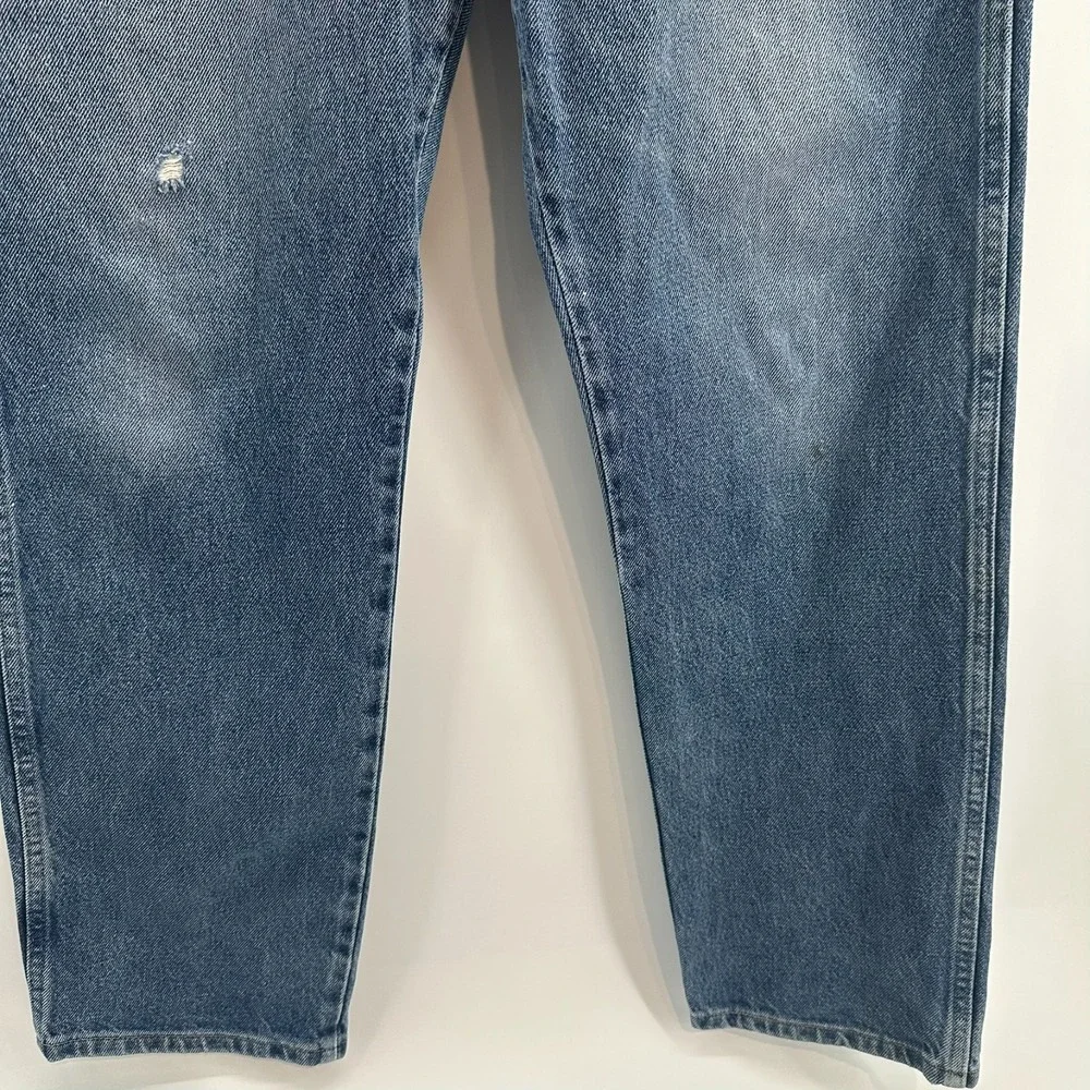 Wrangler Jeans Mens 35x30 Blue Denim Cotton Straight Leg Regular Fit 5-Pocket